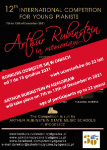 1st Arthur Rubinstein International Piano Master Competition